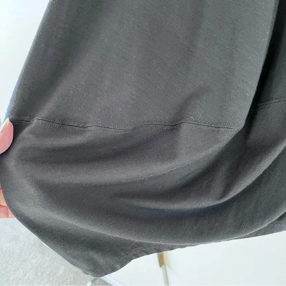 Eileen Fisher Gray Sleeveless Lantern Dress with Bubble Hem Size XS - Picture 7 of 10